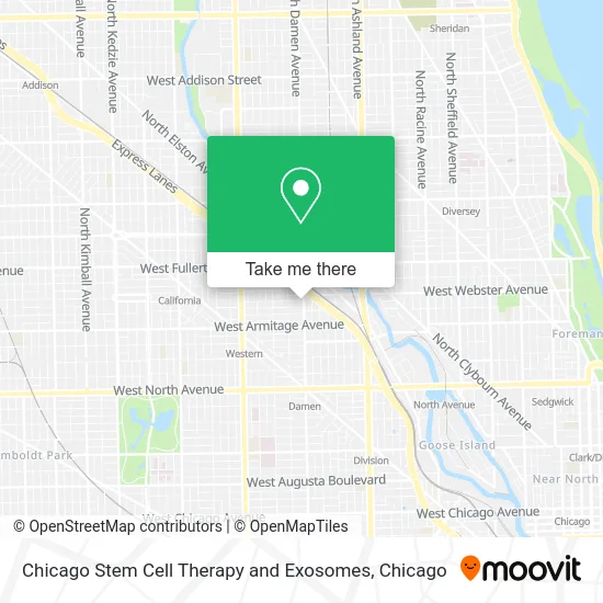 Chicago Stem Cell Therapy and Exosomes map