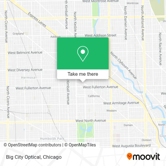Big City Optical map