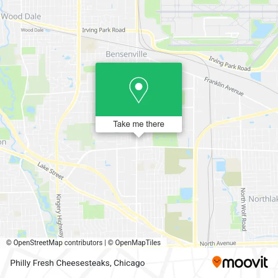 Mapa de Philly Fresh Cheesesteaks