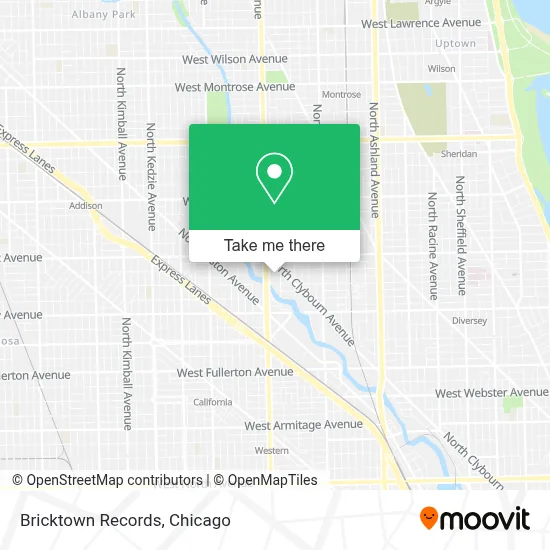Bricktown Records map