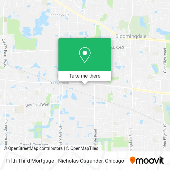 Mapa de Fifth Third Mortgage - Nicholas Ostrander