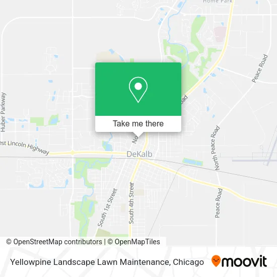 Yellowpine Landscape Lawn Maintenance map