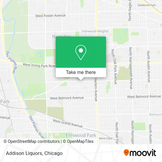 Addison Liquors map