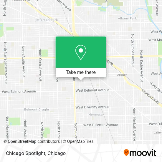 Chicago Spotlight map