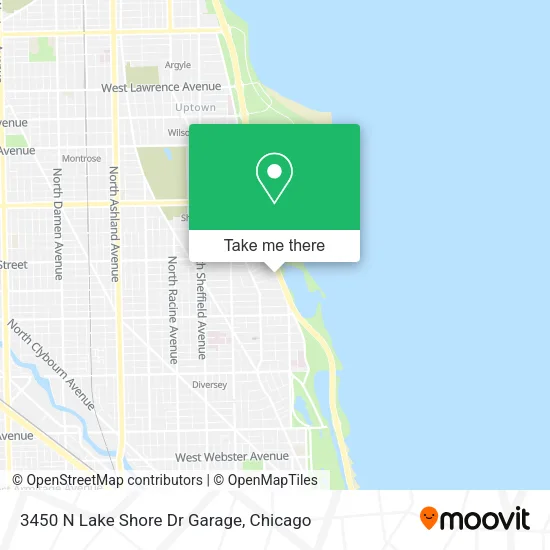 3450 N Lake Shore Dr Garage map