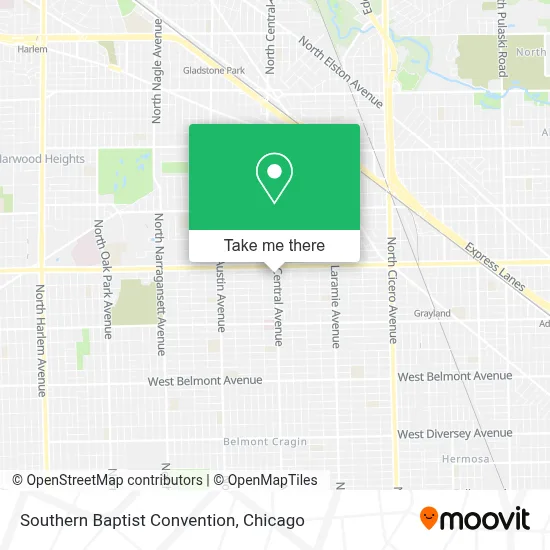Southern Baptist Convention map