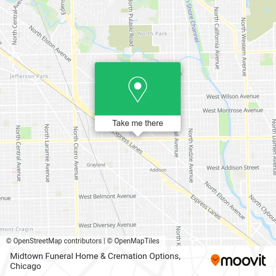 Midtown Funeral Home & Cremation Options map
