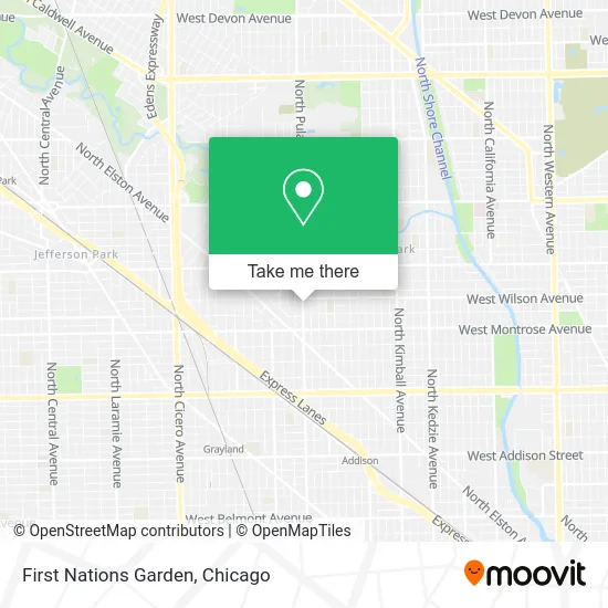 First Nations Garden map