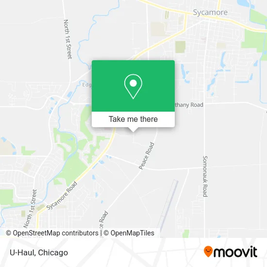 U-Haul map