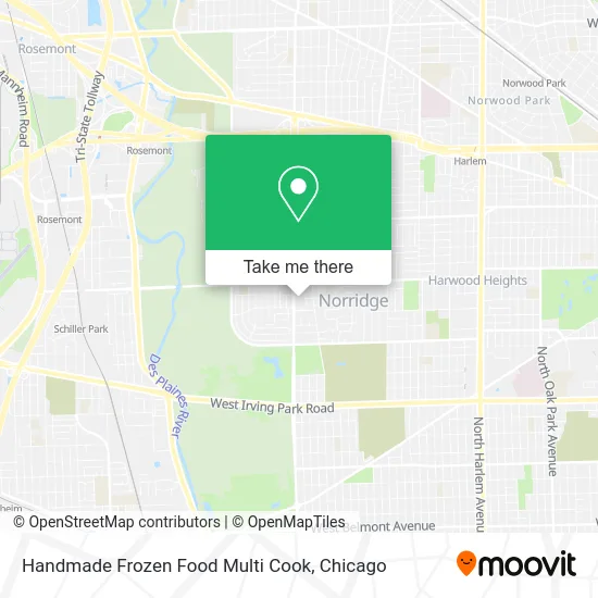 Handmade Frozen Food Multi Cook map