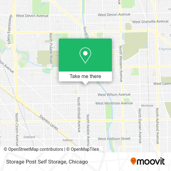 Storage Post Self Storage map