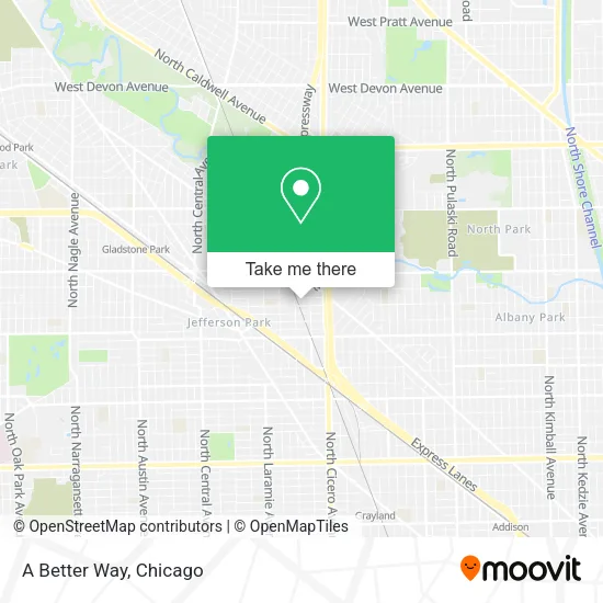 A Better Way map