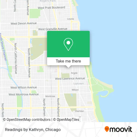 Readings by Kathryn map