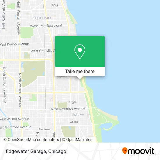 Edgewater Garage map