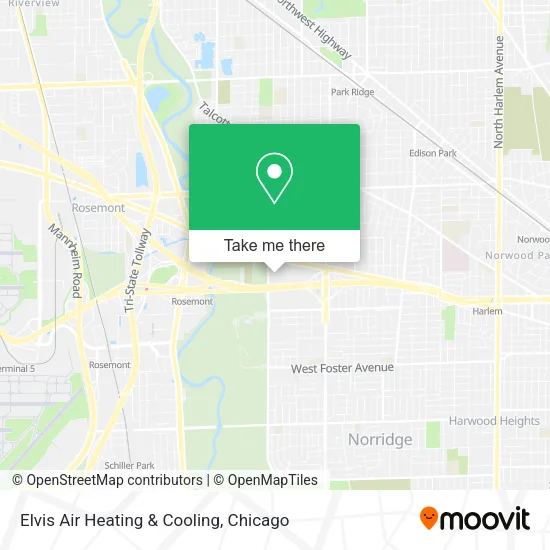Elvis Air Heating & Cooling map