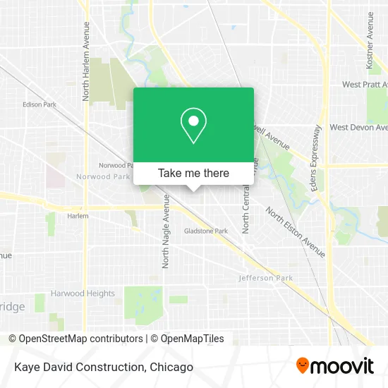 Kaye David Construction map