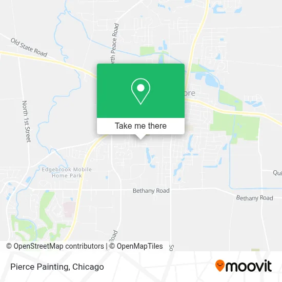 Pierce Painting map