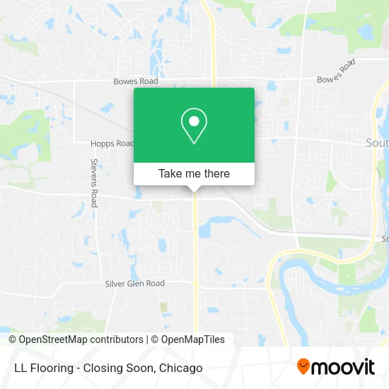 LL Flooring - Closing Soon map