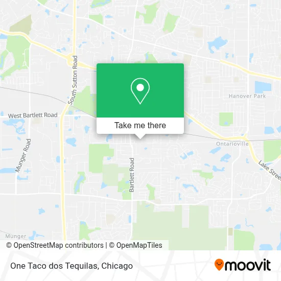 One Taco dos Tequilas map