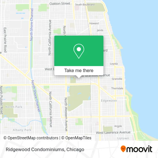 Ridgewood Condominiums map