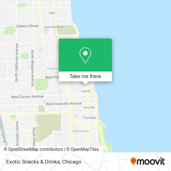 Exotic Snacks & Drinks map