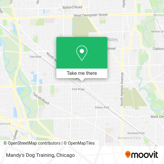 Mandy's Dog Training map