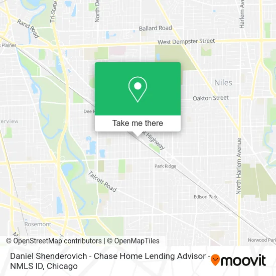 Daniel Shenderovich - Chase Home Lending Advisor - NMLS ID map