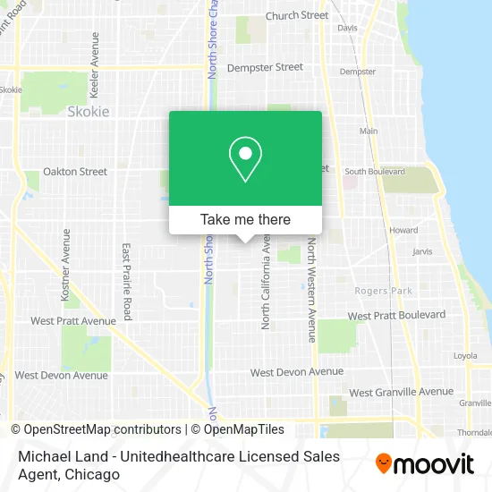 Michael Land - Unitedhealthcare Licensed Sales Agent map