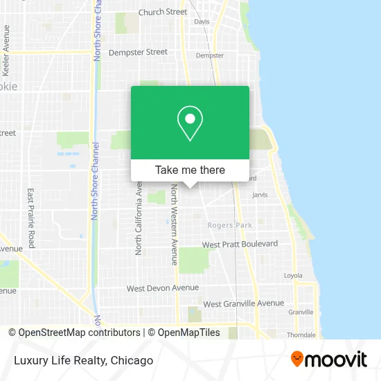 Luxury Life Realty map