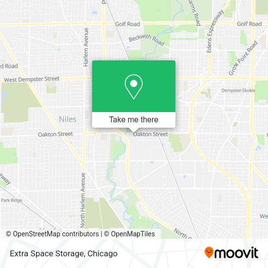 Extra Space Storage map