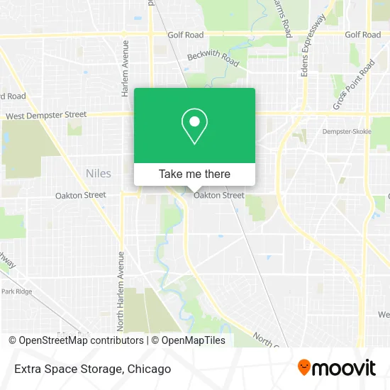 Extra Space Storage map