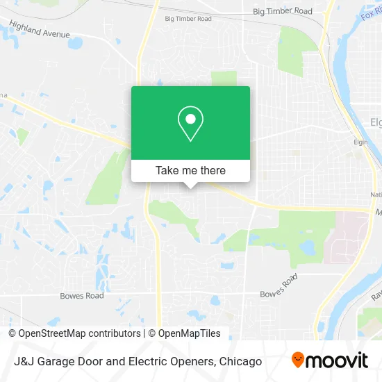 J&J Garage Door and Electric Openers map