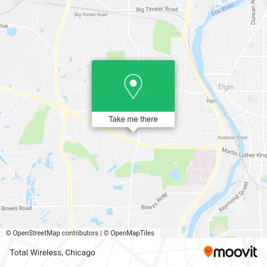 Mapa de Total Wireless