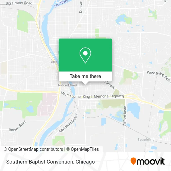 Southern Baptist Convention map