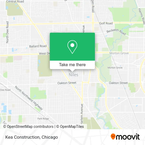 Kea Construction map