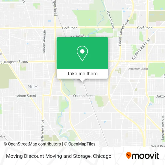 Mapa de Moving Discount Moving and Storage