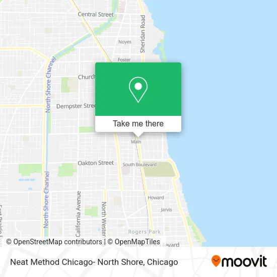 Mapa de Neat Method Chicago- North Shore