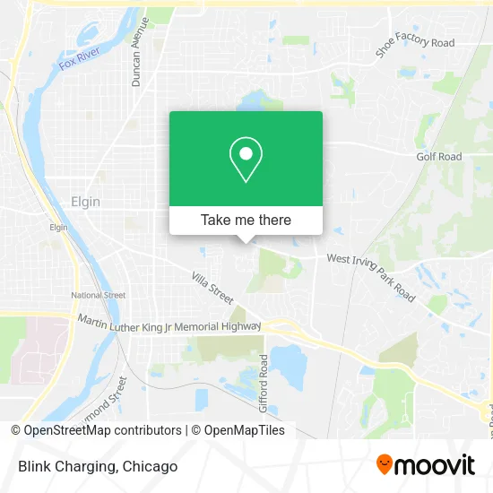 Blink Charging map