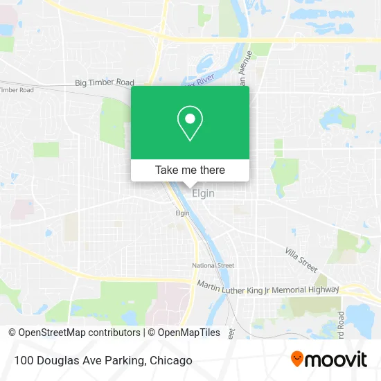 100 Douglas Ave Parking map