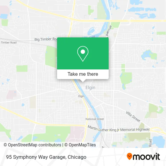 95 Symphony Way Garage map