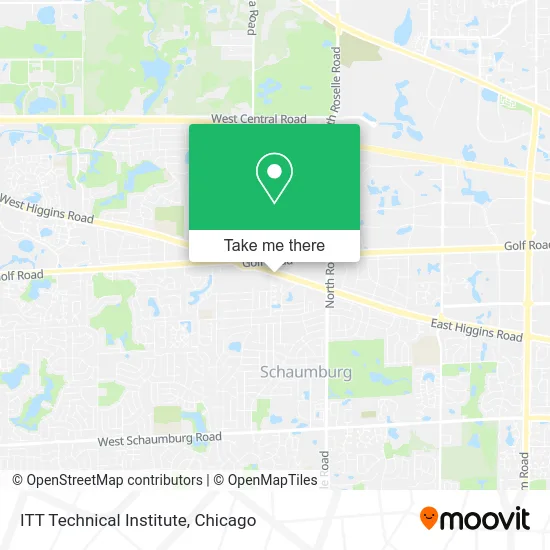 ITT Technical Institute map