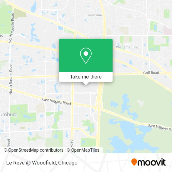 Le Reve @ Woodfield map