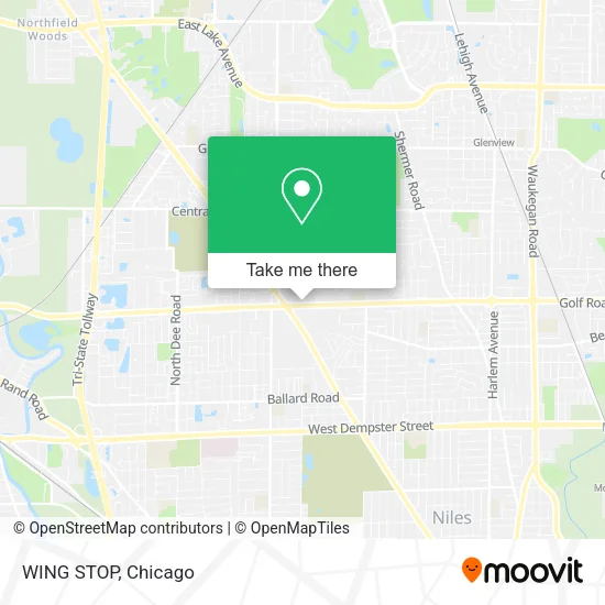 WING STOP map