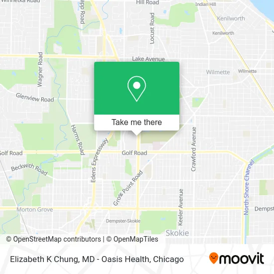 Elizabeth K Chung, MD - Oasis Health map