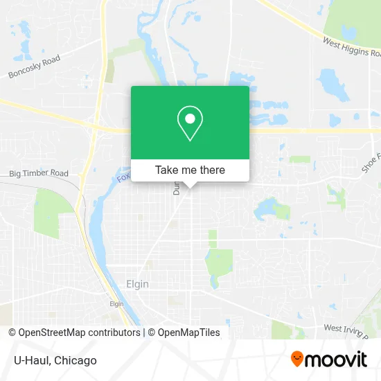 U-Haul map