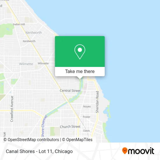 Canal Shores - Lot 11 map