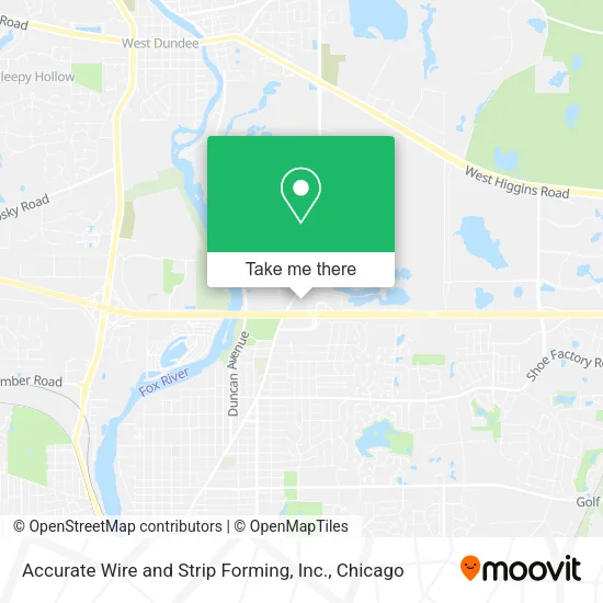 Accurate Wire and Strip Forming, Inc. map