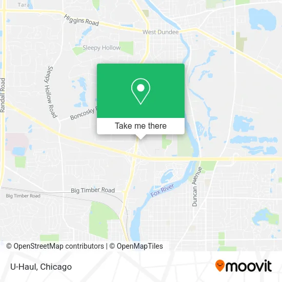 Mapa de U-Haul