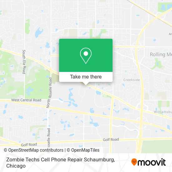 Mapa de Zombie Techs Cell Phone Repair Schaumburg