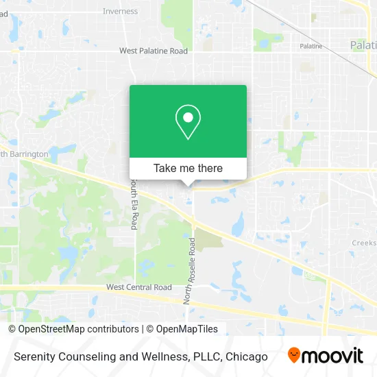 Mapa de Serenity Counseling and Wellness, PLLC